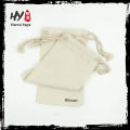 Hot sale plain cotton canvas pouch, foldable cosmetic canvas bag, drawstring gift canvas pouch